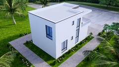 House Plans 7×10 Meter 23×33 Feet 4 Bed 3 Bath Terrace Roof PDF & A4 Hard Copy