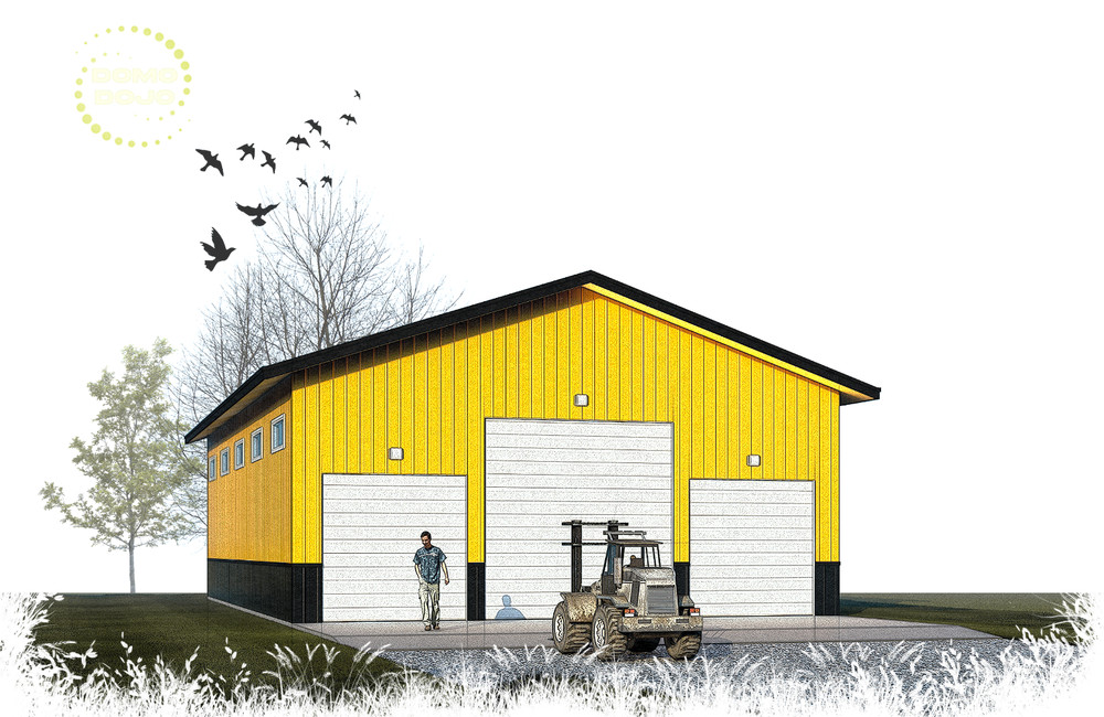 Rural Storehouse Agricultural Building Plans – PDF Downloadable Blueprint
