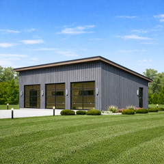 Modern 3 Car Garage Plans-Triple Garage Design Blueprints