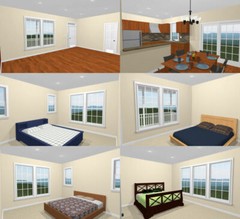 60×30 House — 4 bedroom 3 Bath — 1,800 sqft — PDF Floor Plan — Model 2A