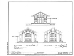 Prairie Style home by Walter Burley Griffin, 5 bedrooms, brick/wood house plans