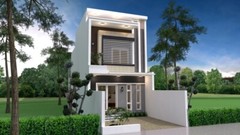 20×40 Feet Narrow House Plan 6×12 Meter 3 Beds 4 Baths Terrace (A4 Hard Copy)