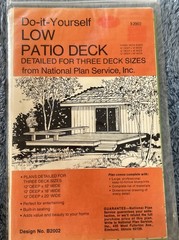 New Do It Yourself 3 Size Deck Plans From National Plan Service