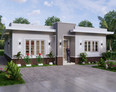 33×53 Feet House Design Plans 10×16 Meter 4 Beds 5 Baths Terrace (A4 Hard Copy)