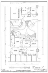 Southwestern style patio home, spacious 2 bedrooms, architectural blueprints