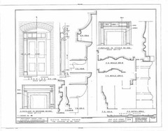 Shadows on the Teche – Antebellum Mansion southern style – printed drawings