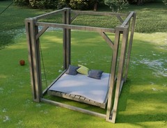 Freestanding Hammock DIY Plans, Outdoor Patio ,Gazebo Project Blueprints