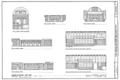 Frank Lloyd Wright’s Dana House Prairie Style home, detailed architectural plans