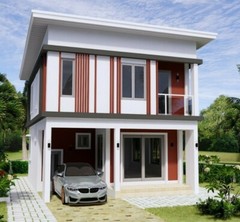 22×30 Feet Small House Plan 6.5×9 Meter 3 Beds 2 Baths Shed Roof (A4 Hard Copy)