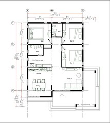 30×37 Feet House Plans 9×11 Meter 3 Beds 2 Baths Full Detail PDF & A4 Hard Copy
