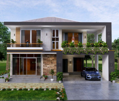 40×36 Feet House design Plans 12×11 Meter 4 Beds 3 Baths Hip Roof (A4 Hard Copy)
