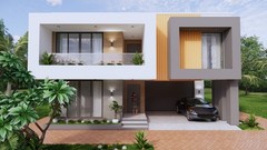 36×49 Feet House Plans 11×15 Meter 5 Beds 6 Baths PDF, CAD files &A4 Hard Copy