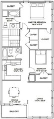 60×48 Apartment with 2-Car 2-RV Garage – PDF FloorPlan – 1,604 sqft – Model 1C