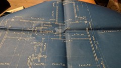 #46 Vintage 40s 1946 HOUSE BLUEPRINTS-MCM-Mid Century Modern RANCH-Floor Plan