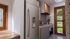 10×20 Feet Small House 3×6 Meter 1 Bed 2 Baths Shed Roof PDF Plan (A4 Hard Copy)