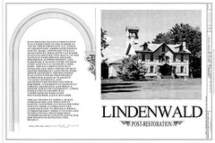 Italianate Victorian home of President van Buren, detailed architectural plans