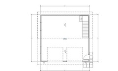Double Car / 2 Car Garage Plan / Architectural Blueprints – 25 x 24