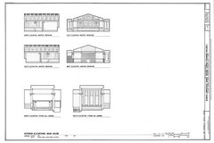 Frank Lloyd Wright’s Dana House Prairie Style home, detailed architectural plans