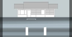 Modern Cabin House Plan 3D images DWG CAD File And PDF For Blueprint Plans