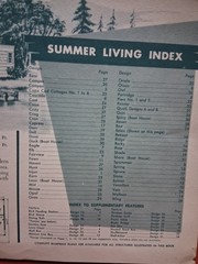Vintage Summer Living Revised Edition Potlatch Yards MCM Cabin Plan Book