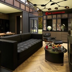 Container house plans – 3 bedrooms – 1 bathroom – Digital PDF File