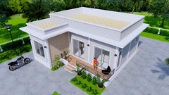 30×30 Feet Small House 9×9 Meter 2 Beds 2 Baths Terrace Roof PDF &(A4 Hard Copy)