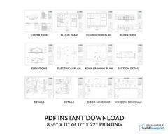 40′ x 60′ Modern House Architectural House Plans 4 Bedroom – PDF Download