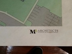 23″ X 35″ Architects Floorplan for the NORM WAITT SR YMCA in SIOUX CITY IOWA