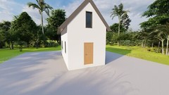 Building Plans for 12′ x 24′ Tiny Home – Main Floor 288sqft, with loft above