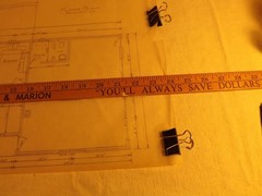 VINTAGE HOUSE BLUEPRINTS #10— 18″ X 24″ SEE PICTURES 3 PAGES