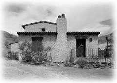 Southwestern style home, traditional adobe Hacienda, printed architectural plans