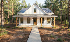 1,100 Sqft (Living) Modern Farm House with – 2 Bd, 2 Ba