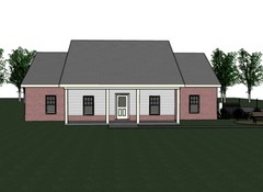 Abbigale 2161G 3 SIDING-BRICK home, house plan 4 beds, 2.5 baths PDF