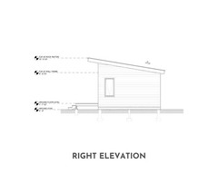 Modern Cabin House, 16′ x 40′, 640 Sq Ft, Tiny House, Architectural Plans