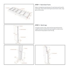 DIY Outdoor Wooden Bench with Privacy Walls Building Plans | Privacy Nook