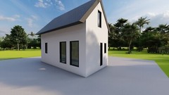 Building Plans for 12′ x 24′ Tiny Home – Main Floor 288sqft, with loft above