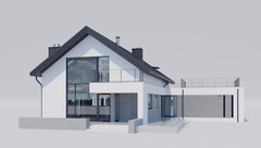 Modern House Plan, American Style House, Barndominium House, Farm House- MANİSA