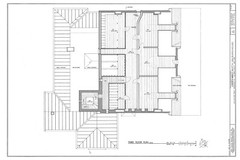 Italianate Victorian home of President van Buren, detailed architectural plans