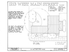American Colonial Brick Townhouse, traditional narrow lot home, printed plans