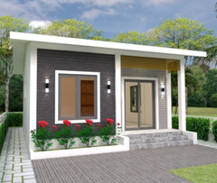 Small House Plans 20×23 Feet 4 Bedrooms 6×7 Meter Pdf Full Plan (A4 Hard Copy)