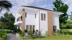 28×36 Feet House Design Plans 8.5×11 Meter 4 Beds 3 Bath PDF Plan (A4 Hard Copy)