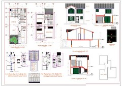 Double the Comfort – Family Duplex House DWG Plan for Sale!