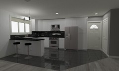 Custom 1 Bedroom 1 Bath 2 Story Garage/Workshop House Plans 784 sqft Plan #2193