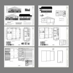 60×50 Apartment with 2-Car 2-RV Garage – PDF FloorPlan – 1,703 sqft – Model 1D