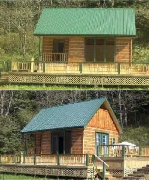 16x24MM Cabin w/Loft Plans Package, Blueprints, Material List & Instruction Guid