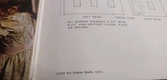 Vintage 1978 Colonial Dollar House Layout Plans By Stanley, “As See On TV”