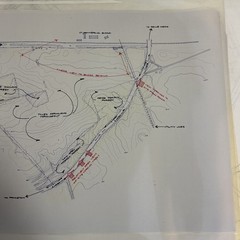 Vintage Architectural Site Plan Princeton NJ Landscape Drawings Blueprint Lot