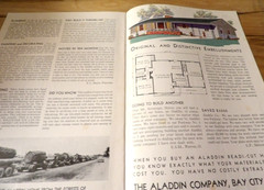 MCM 1954 Aladdin Home Plans Catalog Advance Showing Readi-Cut Architecture 16pgs