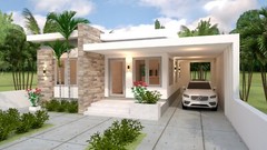 33×43 Feet House Design 10×13 Meter 3 Beds PDF Full Plan (A4 Hard Copy)