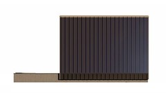 20’x42 1 Bed, 1 Bath Modern A-Frame Cabin Architectural Build Plans PDF.
